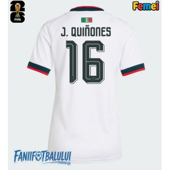 Mexic Julian Quinones #16 Echipament de Fotbal Replică Mondial 2026 Femei Deplasare